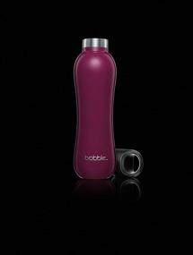 img 2 attached to 🍷 Bobble Insulate: 15 fl oz. Stainless Steel Vacuum Insulate Water Bottle - Sangria