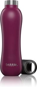 img 3 attached to 🍷 Bobble Insulate: 15 fl oz. Stainless Steel Vacuum Insulate Water Bottle - Sangria