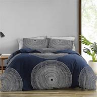 🔵 marimekko navy blue 221436 fokus comforter set logo