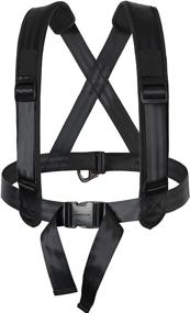 img 3 attached to Aedericoe Adjustable Padded Shoulder Harness for Tire Pulling - Strength Training Equipment with Pulling Strap