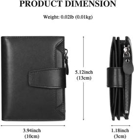 img 3 attached to Genuine Leather Men's Wallets/Card Cases/Money Organizers with Enhanced Blocking Capacity and Removable Accessories