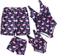 👙 yaffi family matching swimsuit bathing suits & cover ups for women's swimwear logo