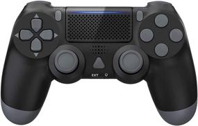 img 2 attached to 🎮 Zamia Gaming Wireless Controller for PS4: Bluetooth Remote Gamepad with Dual Shock – Classic Black