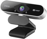 🎥 ifroo fhd 1080p webcam: crystal clear video, noise-canceling mic, wide-angle lens for desktops & laptops - plug and play for skype, zoom, youtube, windows/mac os - perfect for live streaming, recording, gaming logo