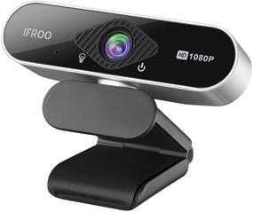 img 4 attached to 🎥 IFROO FHD 1080P Webcam: Crystal Clear Video, Noise-Canceling Mic, Wide-Angle Lens for Desktops & Laptops - Plug and Play for Skype, Zoom, YouTube, Windows/Mac OS - Perfect for Live Streaming, Recording, Gaming