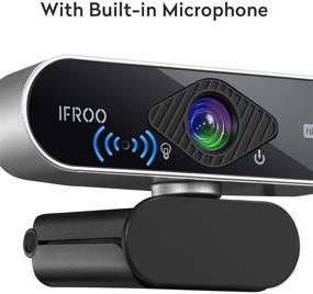 img 1 attached to 🎥 IFROO FHD 1080P Webcam: Crystal Clear Video, Noise-Canceling Mic, Wide-Angle Lens for Desktops & Laptops - Plug and Play for Skype, Zoom, YouTube, Windows/Mac OS - Perfect for Live Streaming, Recording, Gaming