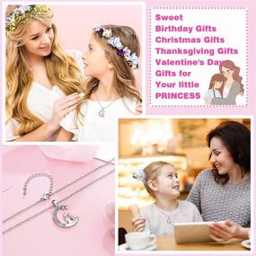 img 1 attached to 🎁 Christmas Gifts for Daughter and Granddaughter: Personalized Necklace for Girls