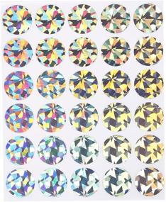 img 1 attached to 300-Pack Round Scratch-Off Stickers – Self-Adhesive Peel and Stick DIY Circle Labels for Wedding Games, Fundraisers, Promotions – Holographic, 1-Inch Diameter