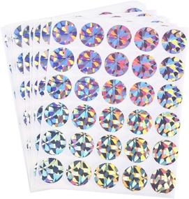 img 4 attached to 300-Pack Round Scratch-Off Stickers – Self-Adhesive Peel and Stick DIY Circle Labels for Wedding Games, Fundraisers, Promotions – Holographic, 1-Inch Diameter