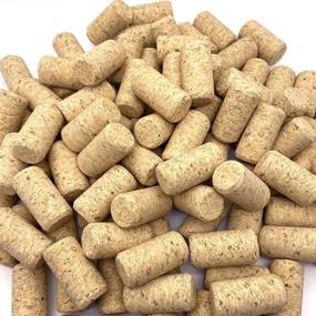 img 4 attached to 🍷 PheiLa 100 Pack #9 Blank Wine Corks 15/16 Inch x 1 3/4 Inch Natural Straight Corks Wine Stoppers DIY Craft Winecork for Homemade Wine Making and Art Projects