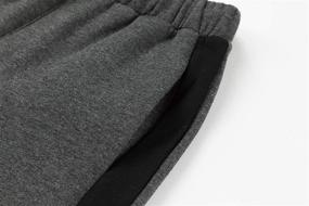 img 1 attached to 👖 ALAVIKING Contrast Boys' Clothing Brushed Fleece Sweatpants