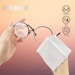 img 2 attached to 👓 PROCK Eyeglasses Anti-Fog Cleaning Cloths: Highly Effective Lens Wipes for Crystal Clear Vision, Reusable 1000 Times!