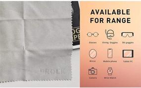 img 1 attached to 👓 PROCK Eyeglasses Anti-Fog Cleaning Cloths: Highly Effective Lens Wipes for Crystal Clear Vision, Reusable 1000 Times!