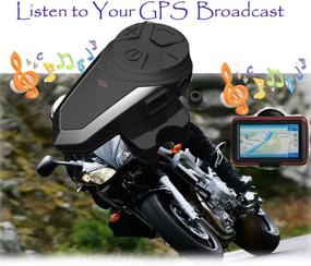 img 1 attached to Motorcycle Communication Interphone Waterproof Range 1000M