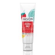 jason kids only strawberry toothpaste logo