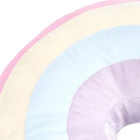 img 1 attached to 🦄 Amazon Basics Kids Unicorns & Rainbows Decorative Pillow - Rainbow Dreamland: A Magical Touch for Kids' Bedrooms