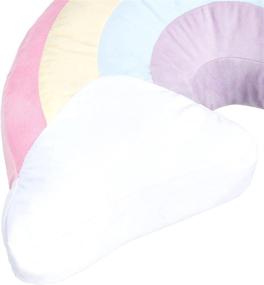 img 2 attached to 🦄 Amazon Basics Kids Unicorns & Rainbows Decorative Pillow - Rainbow Dreamland: A Magical Touch for Kids' Bedrooms