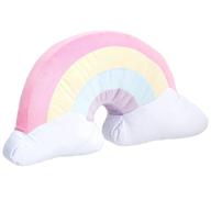 🦄 amazon basics kids unicorns & rainbows decorative pillow - rainbow dreamland: a magical touch for kids' bedrooms logo