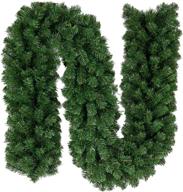 enhance your holiday ambiance with yosayd christmas garland greenery tree branch – 9-feet pine garland with 280 tips, perfect outdoor holiday decorations! logo