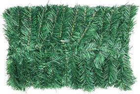 img 2 attached to Enhance Your Holiday Ambiance with Yosayd Christmas Garland Greenery Tree Branch – 9-Feet Pine Garland with 280 Tips, Perfect Outdoor Holiday Decorations!