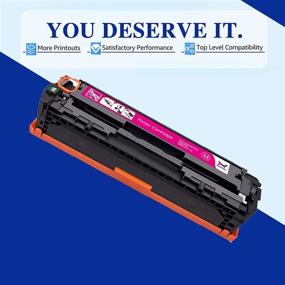 img 3 attached to 🖨️ HaloFox Toner-Cartridge Replacement for Canon 131, Compatible with imageClass MF624Cw MF628Cw MF8230Cn MF8280Cw LBP7100Cn, for HP 131A 131X Printer - Black, Cyan, Yellow, Magenta, 5-Pack