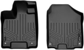 img 4 attached to 🚗 Black MAXLINER Floor Mats 1st Row Liner Set for 2017-2021 Honda Ridgeline (All Models)