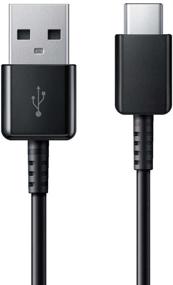 img 3 attached to 🔌 Original Samsung USB-C Data Charging Cable for Galaxy S9/S9+/Note 9/S8/S8+ - Black EP-DG950CBE - Bulk Packaging: Trusted and Reliable