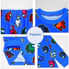 img 2 attached to Game Role Boys Long Sleeve Cartoon Pants Set - 2-Piece Tops and Pants