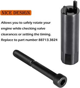 img 2 attached to 🔧 Yoursme Crank Shaft Turning Tool: Perfect for Ducati 1098, 1198, 1199, 1299, 848, and Hypermotard 1990-2020 Models!