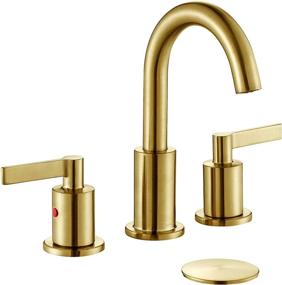 img 4 attached to TimeArrow TAF830C PB: Brushed Widespread Bathroom Faucet- A Perfect Addition for Elegance and Functionality