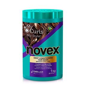 img 4 attached to 💆 Revitalize Your Curls with Novex My Curls Deep Conditioning Mask–35 oz: Infused with Nourishing Oils and Cranberry Extract - Perfect for All Curl Types!