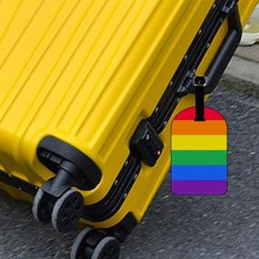 img 2 attached to Nicokee Rainbow Lesbian Contemporary Suitcase