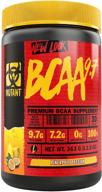 🍍 optimized mutant bcaa 9.7 supplement - micronized bcaa powder with amino energy support stack, 348g (pineapple passion flavor) logo