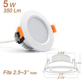 img 3 attached to 🔆 Versatile Dimmable Downlight Daylight Retrofit Recessed: Elevate Your Lighting Experience