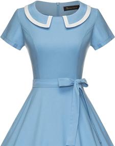 img 1 attached to 👗 GownTown Vintage Swing Dresses for Women - 1950s Inspired & Stretchy