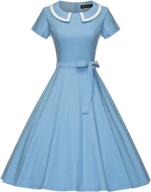 👗 gowntown vintage swing dresses for women - 1950s inspired & stretchy logo