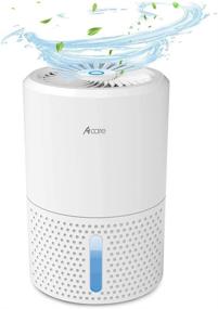 img 4 attached to 🏠 Acare Safe Air Dehumidifiers for Home Moisture Absorbers - 32oz Water Tank - Ultra Quiet Small Air Dehumidifier for Basement, Bathroom, Wardrobe, Closet - 2200 Cubic Feet Coverage (190 Sq ft)