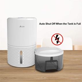 img 2 attached to 🏠 Acare Safe Air Dehumidifiers for Home Moisture Absorbers - 32oz Water Tank - Ultra Quiet Small Air Dehumidifier for Basement, Bathroom, Wardrobe, Closet - 2200 Cubic Feet Coverage (190 Sq ft)
