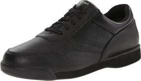 img 4 attached to Rockport M7100 Walker Walking Black Men's Shoes in Athletic