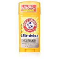 🌬️ arm & hammer ultramax anti-perspirant deodorant solid - unscented, 2.60 oz - pack of 4 logo