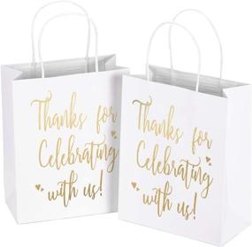 img 4 attached to 🎁 LaRibbons Retail Store Fixtures & Equipment: Medium Sized Gift Bags