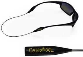 img 3 attached to 👓 Cablz XL Eyewear Retention System - 12 Inches, Black Cord