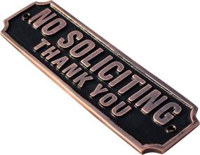 img 3 attached to Enhance Your Entrance: 🔔 Elegant Brass Soliciting Thank You Sign