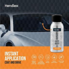 img 2 attached to 🌧️ Hendlex Glass PRO Rain Windshield Treatment | Long-lasting Protection for Entire Windshield | 1.69 oz