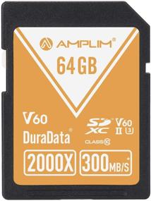 img 3 attached to Карта Amplim объемом 64 ГБ V60 UHS-II SD SDXC