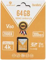 amplim 64gb v60 uhs-ii sd sdxc card logo