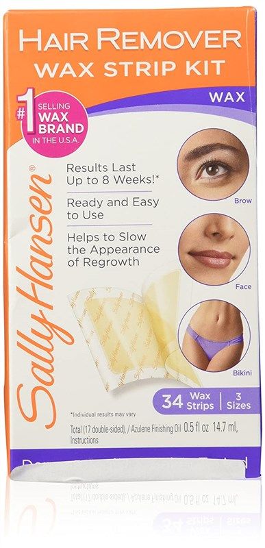 sally hansen hair remover strip 로고