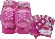 bell minnie mouse protective gloves logo