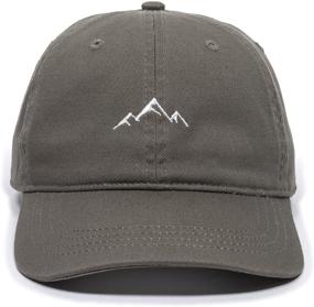 img 3 attached to 🏔️ Soft Cotton Unstructured Mountain Dad Hat by Outdoor Cap