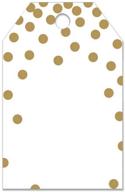 подарочные бирки с металлическими золотыми точками логотип